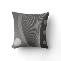 Coussin de style abstrait moderne