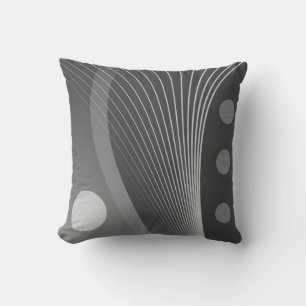 Coussin de style abstrait moderne