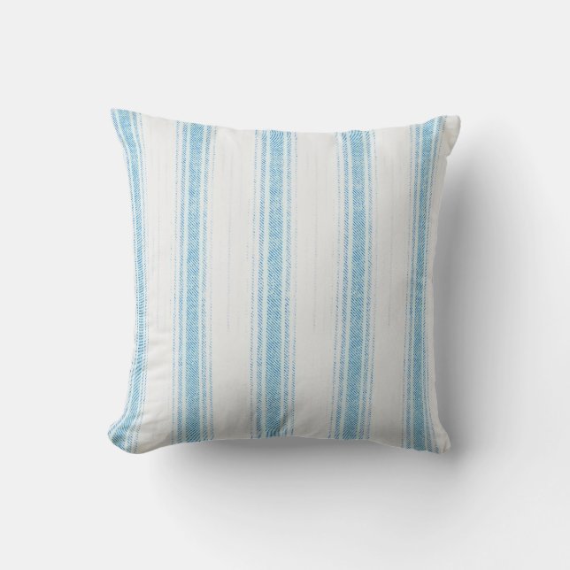 Coussin de style Bleu Retro (Recto)