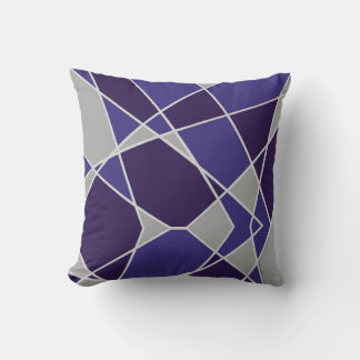 Coussin de style géométrique abstrait moderne