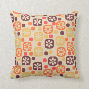 coussin de style les années 70 des années 60