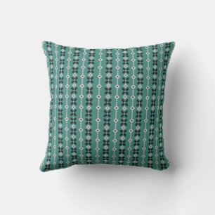 Coussin de style vintage vert