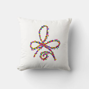 Coussin de symbole de force celtique heureux color
