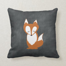 Coussin de tableau de Fox de région boisée