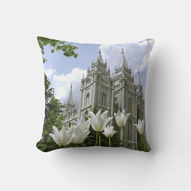 Coussin de temple de SLC LDS (Recto)