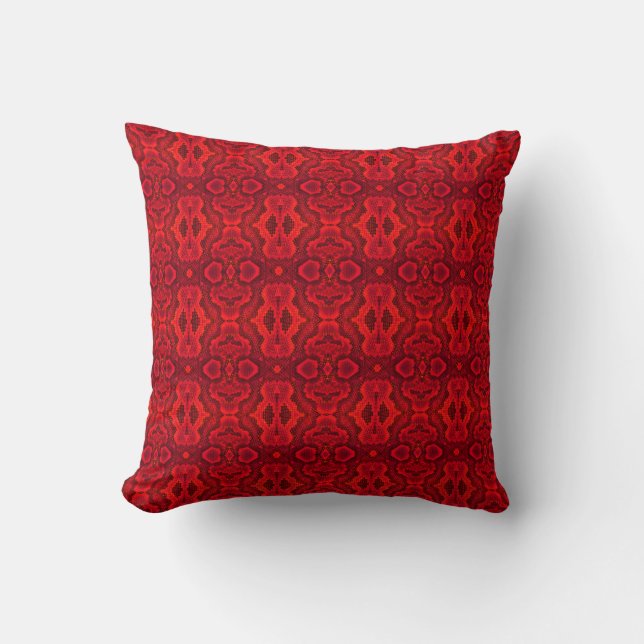 Coussin de texture de serpent rouge (Recto)