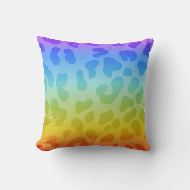 Coussin de tigre coloré, Coussin mignon (Recto)