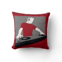 Coussin de Tourne-disque DJ graphique