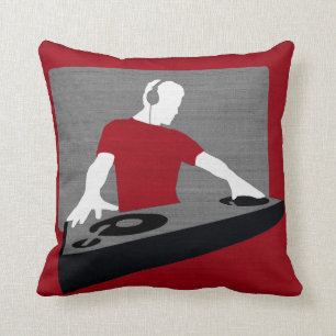 Coussin de Tourne-disque DJ graphique