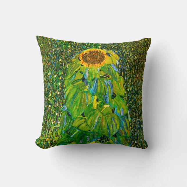 Coussin de tournesol de Gustav Klimt (Recto)