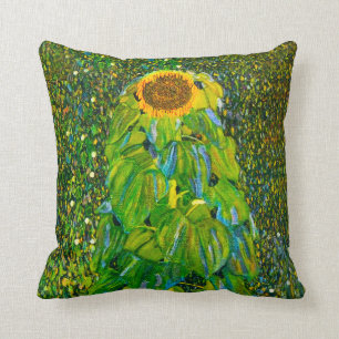 Coussin de tournesol de Gustav Klimt
