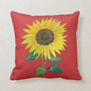 Coussin de tournesol de pays