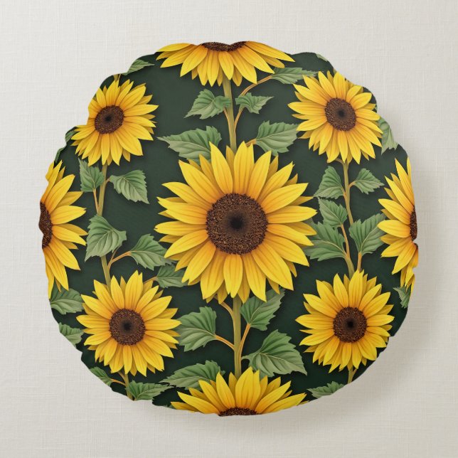 coussin de tournesol en cadeau (Devant)