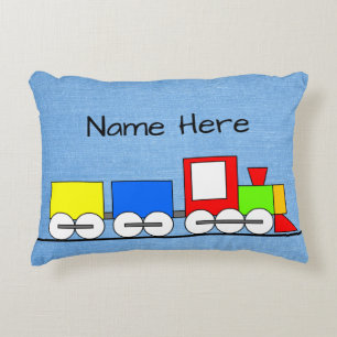 Coussin de train à vapeur jouet pour enfant avec n