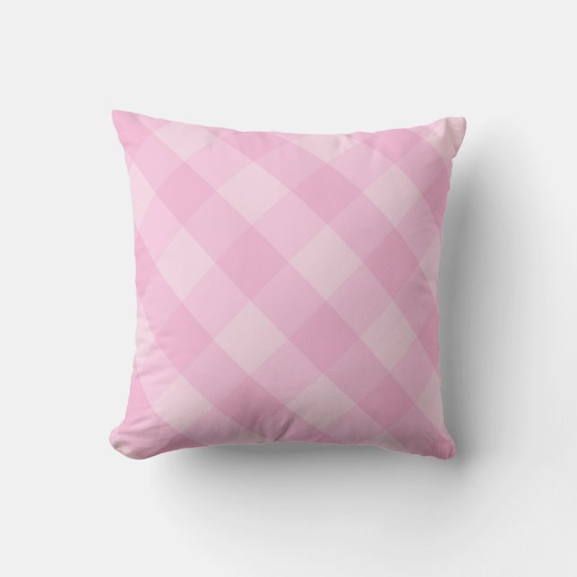 Coussin de traits croisés roses (Recto)