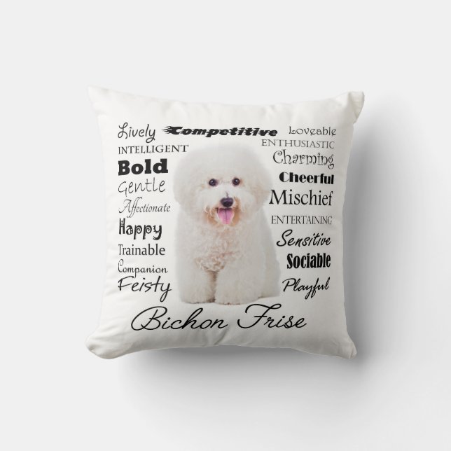 Coussin de traits de Bichon (Recto)