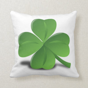 Coussin de trèfle de shamrock du jour de St