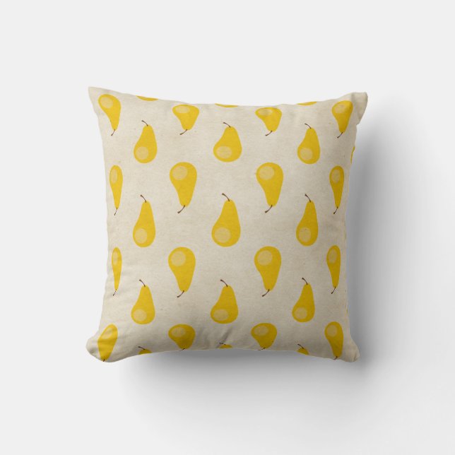 Coussin De très bon goût classique de poires de fruit de (Recto)