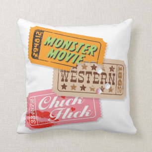 Coussin de trio de soirée cinéma - CARRÉ