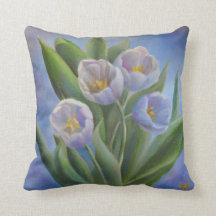 Coussin de "tulipes"
