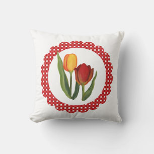 Coussin de Tulips de pays