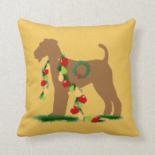 Coussin de vacances d'Airedale Terrier
