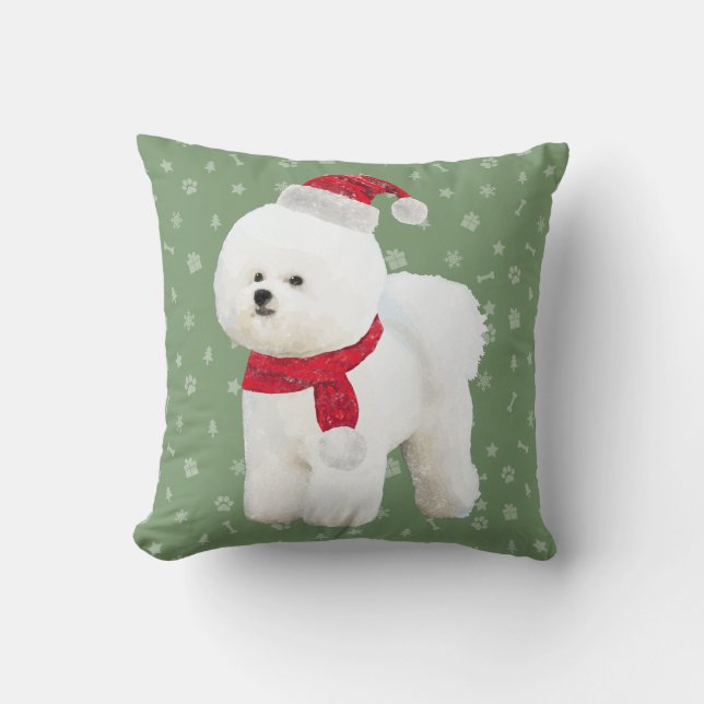 Coussin de vacances de Bichon Frise (Recto)