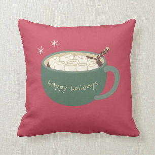 Coussin de vacances de guimauve et de chocolat