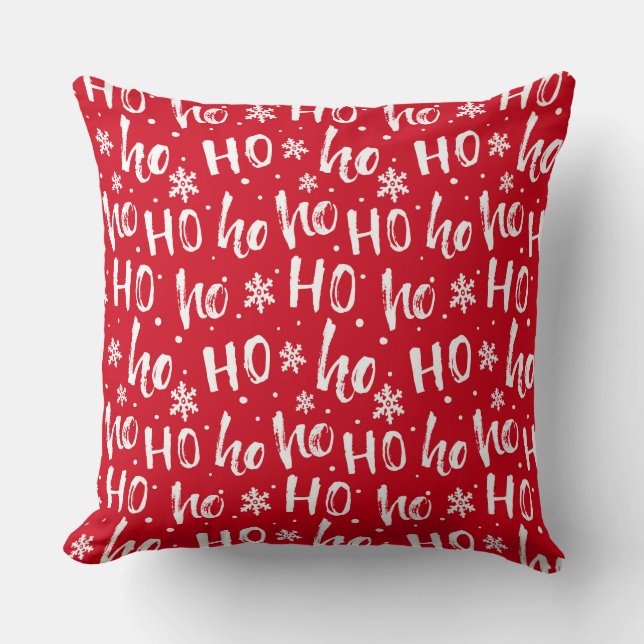 Coussin de vacances Ho Ho Ho (Recto)