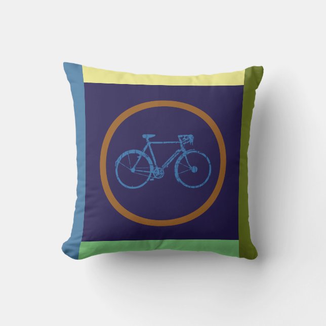coussin de vélo géométrique couleur (Recto)