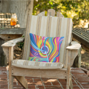 Coussin de vent vibrant plume