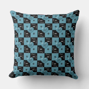Coussin de vérification de l'aile des chiots, bleu