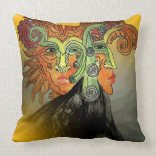 Coussin de ville d'heure de mystère