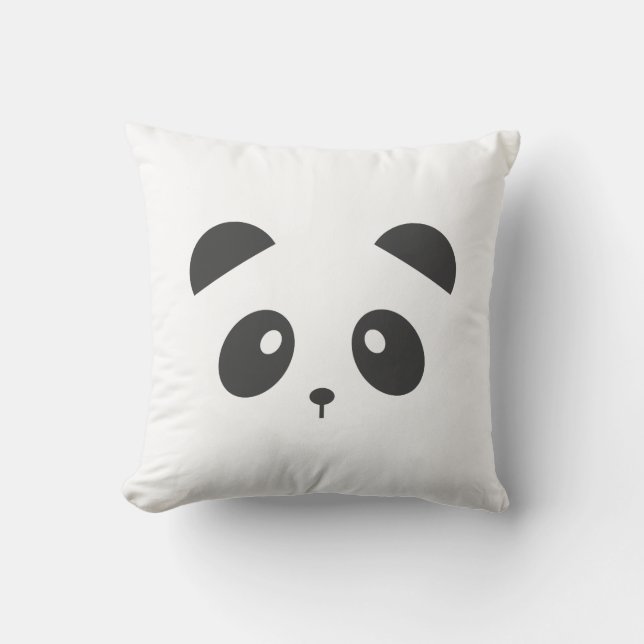 Coussin de visage de panda (Recto)