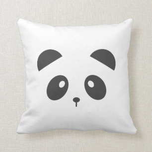 Coussin de visage de panda