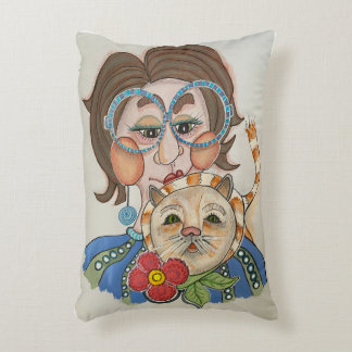 Coussin de visage de portrait lunaire