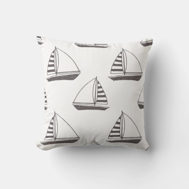 Coussin de yacht (blanc) (Recto)