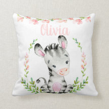 Coussin de zèbre de bébé