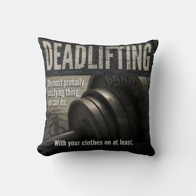 Coussin Deadlift - Funny Gym - Novelty Workout (Recto)