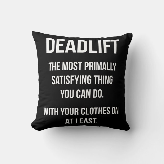 Coussin Deadlift - Funny Gym - Novelty Workout (Recto)