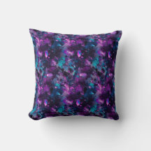 Coussin d'eau opale violet - cristaux Abstraits