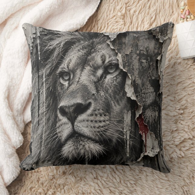 Coussin Déchiré entre la dignité et la décadence (Couverture)