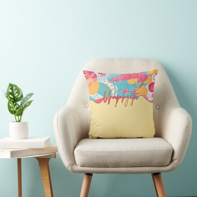 Coussin Déclaration Féminine Audacieuse Sans Excuse (Chaise)