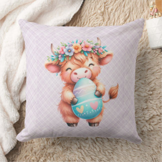 Coussin Décoquis avec une vache de Oster Highland