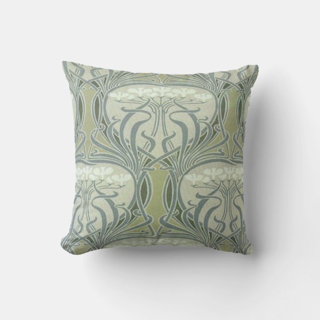 Coussin Décor Art Nouveau (Recto)