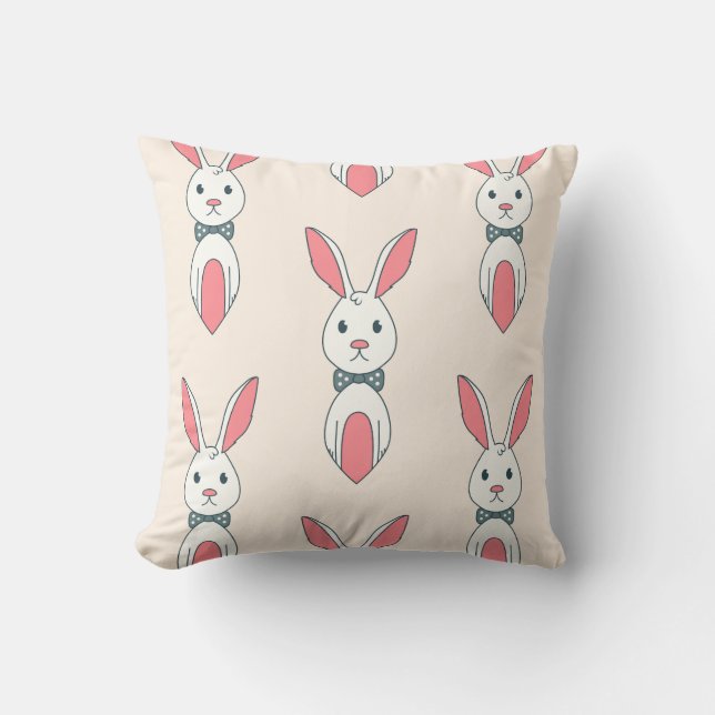 Coussin Décor Bunny (Recto)