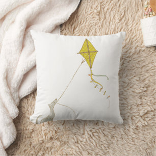 Coussin Décor de chien illustré pour enfants