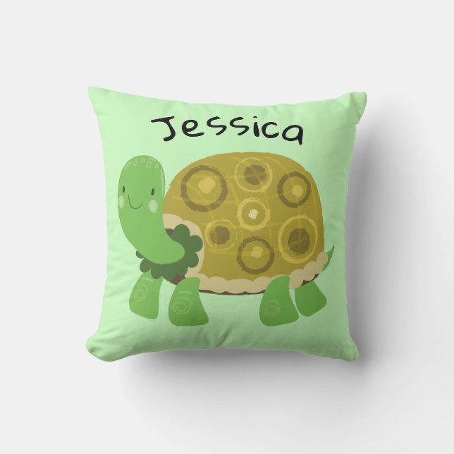 Coussin Décor de crèche personnalisé par neutre de genre (Recto)