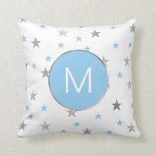 Coussin Décor de la pouponnière Twinkle Stars Baby Boy, bl