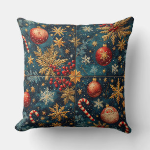 Coussin Décor de Noël Festif